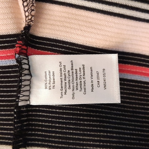 Talbots Womens short sleeve striped Cotton Shirt - Picture 5 of 6